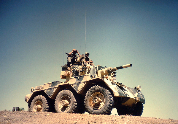 Saladin Armoured Car on Op Hammer