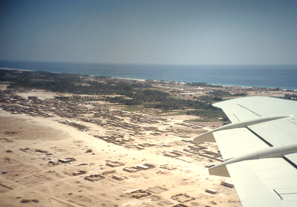 Taking off from Salalah