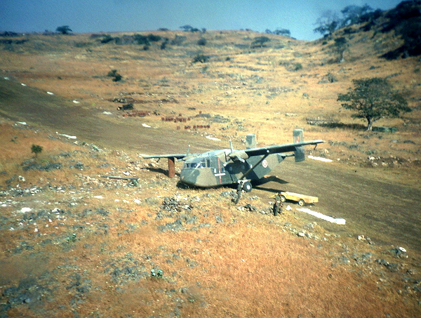 Crashed Skyvan at Tawi