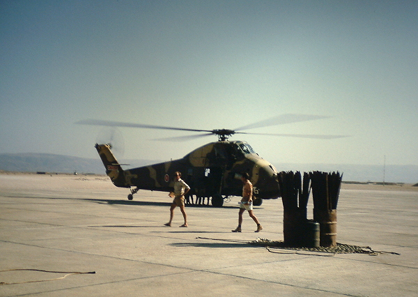 Wessex Helicopter at Salalah