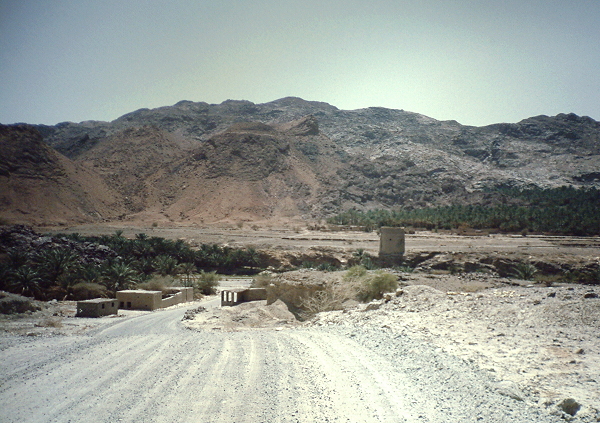 Approaching Wadi Fanja