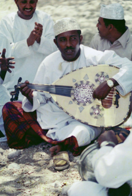 Salalah Musician on National Day 1975